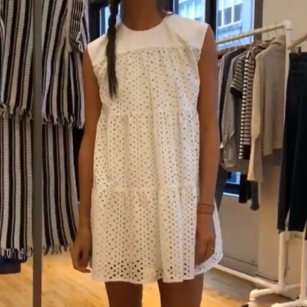 Les Reveries eyelet dress